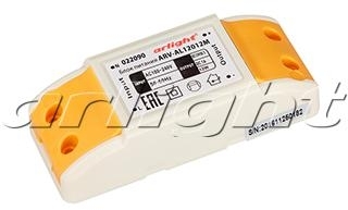 Arlight 022090 Блок питания ARV-AL12012M (12V, 1A, 12W)