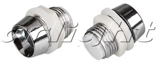 Arlight 004797 8PC Держатель 8мм (хром.пластик, с гайкой)