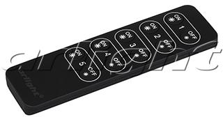 Arlight 019028 Пульт SR-2833K5 Black (диммер 5 зон)