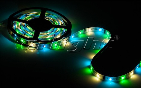 016162 Arlight Лента CS-SPI-5000E 12V RGB (5060, 160 LED x1,1812) (ARL, Закрытый)