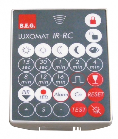 BEG 92000 Пульт управления RC-plus next 130/230/280, в комплекте настенный держатель / серый