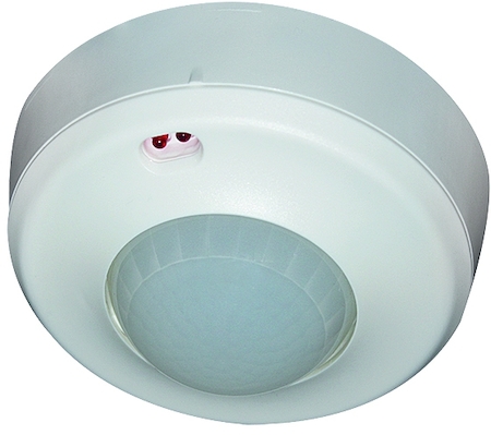 BEG 92880 Датчик присутствия потолочный 360°, KNX, диаметр действия 10м., накладной монтаж / IP20 / белый