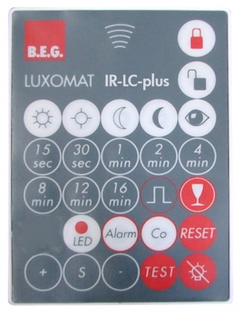 BEG 92095 Пульт управления LC-plus 280, в комплекте настенный держатель /серый