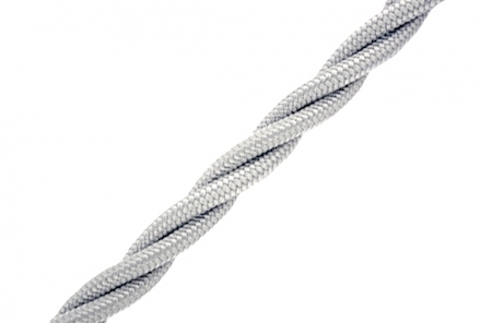 BIRONI B1-434-710-50 Витой провод 3*1,5 цвет серебро