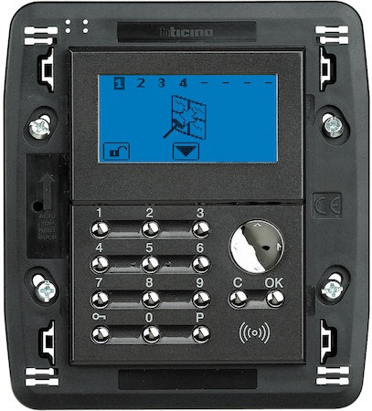 BTicino HS4601 Axolute Центральный блок системы Охранной сигнализации, цвет антрацит