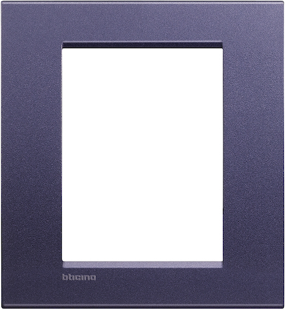 BTicino LNA4826CB LivingLight Рамка прямоугольная, 3+3 модуля, цвет Синий шелк