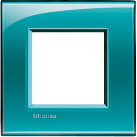 BTicino LNA4802VD LivingLight Рамка прямоугольная, 1 пост, цвет Зеленый