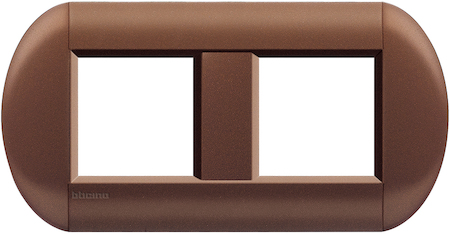 BTicino LNB4802M2MA LivingLight Рамка овальная, 2 поста, цвет Марракеш