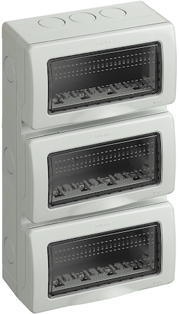 BTicino 25512V Коробка IP55, 4+4+4 модуля