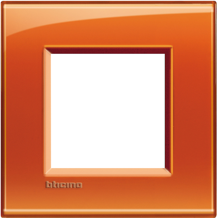 BTicino LNA4802OD LivingLight Рамка прямоугольная, 1 пост, цвет Оранжевый