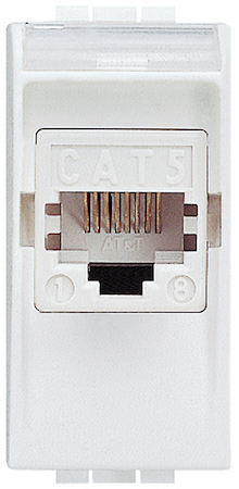 BTicino N4261AT6 Розетка RJ 45 cat 6 UTP
