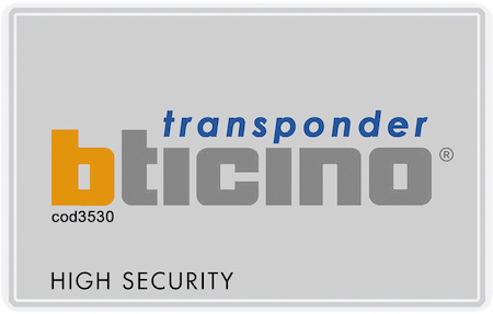 BTicino 3530S Тонкий транспондер proximity