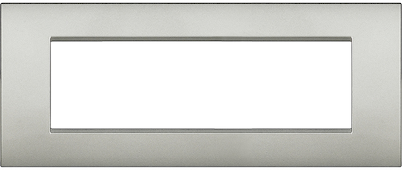BTicino LNC4807GL LivingLight Рамка AIR 7 модулей, цвет Лунное серебро