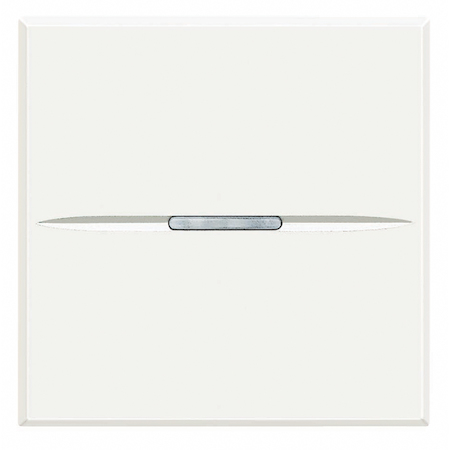 BTicino HD4005M2 Axolute Кнопка 1Р (NO) 16 А 250 В~ 2 модуля, винтовые клеммы, дизайн AXIAL, цвет белый