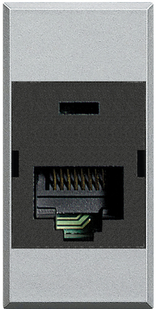 BTicino HC4262C6 Роз AxoluteRJ45UTP к6 110 алюм