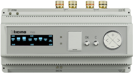 BTicino F503 My Home Стереоусилитель для восприизведения звукового сигнала повышенного качества