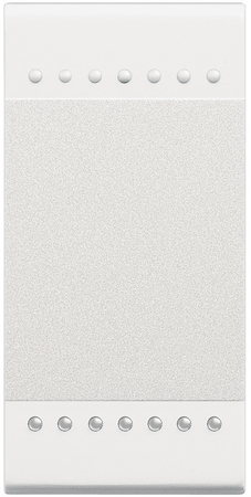 BTicino N4005N LivingLight Кнопка с винтовыми клемами, размер 1 модуль, цвет белый