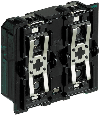 BTicino H4652/2 Axolute Управляющее устройство для одного активатора с одиночной или двойной нагрузкой, или двух активаторов с одиночной или двойной независимой нагрузкой, 2 модуля