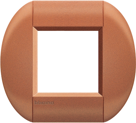 BTicino LNB4802SI LivingLight Рамка овальная, 1 пост, цвет Сиена