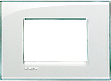 BTicino LNA4803KA LivingLight Рамка прямоугольная, 3 модуля, цвет Морская вода