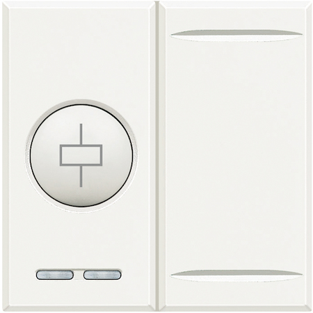 BTicino HD4672N Axolute Активирующее устройство для системы энергоконтроля, 1 реле, 2 модуля, NC контакт для одиночной нагрузки, цвет белый