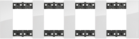 BTicino KA4802M4DW LN Рамка 2x4М ЛЁД