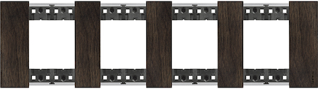 BTicino KA4802M4LG LN Рамка 2x4М ОРЕХ