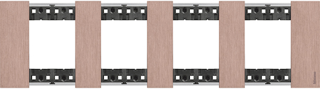BTicino KA4802M4ZM LN Рамка 2x4М МЕДЬ