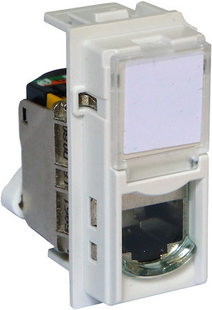 BTicino KM4279C6A LN Роз. RJ45 cat6a UTP 1М ПСЧ