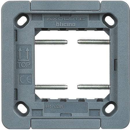 BTicino H4702W Axolute Eteris суппорт на 2 модуля