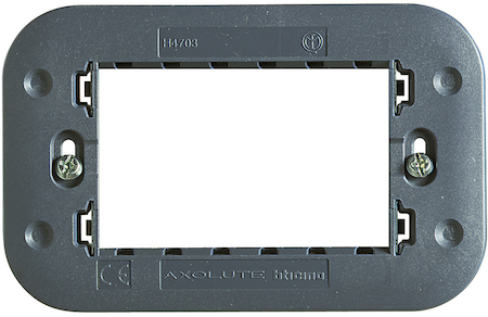 BTicino H4703 Axolute Суппорт для рамки на 3 модуля, фиксация на винтах