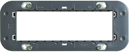 BTicino H4706 Axolute Суппорт для рамки на 6 модулей, фиксация на винтах