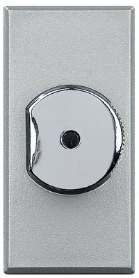 BTicino HC4402 Axolute диммер для активной нагрузки 500Вт 230V a.c., с выключателем, цвет алюминий