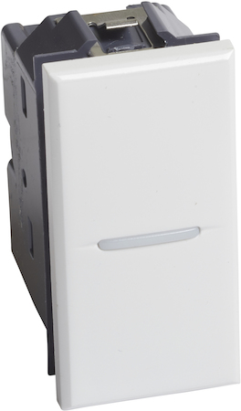 BTicino HD4005N AXL Кнопка акс 10А 1м бел
