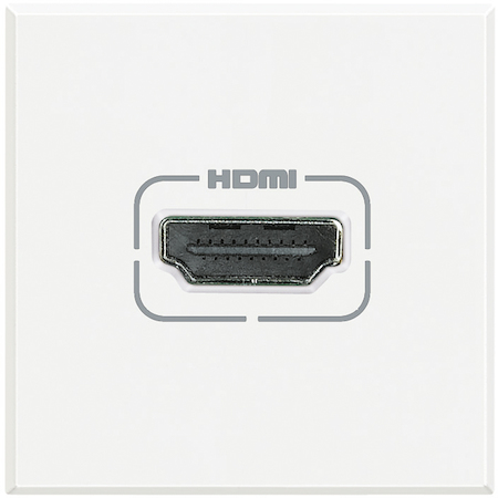 BTicino HD4284 Axolute HDMI разъем, цвет белый