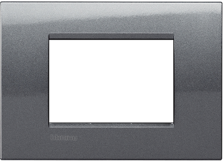 BTicino LNA4803AC LL Рамка 3м цвет Сталь