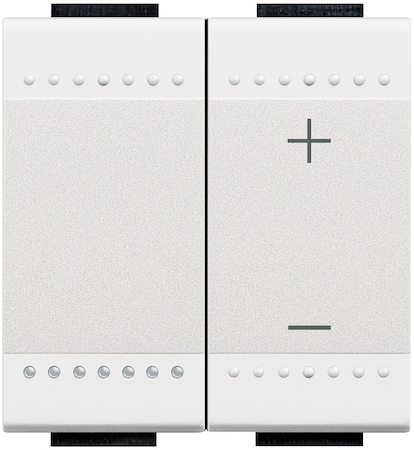 BTicino N4408N LivingLight Светорегулятор для резистивных и индуктивных нагрузок, 600 Вт, цвет белый
