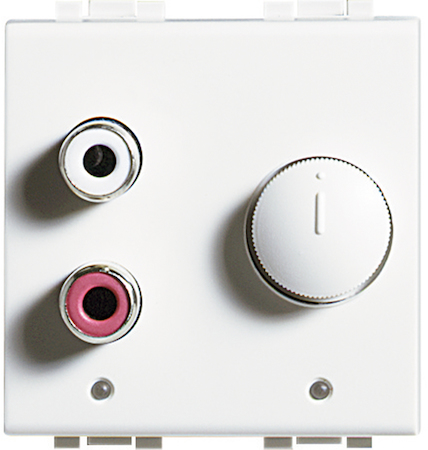 BTicino N4560 Разъем RCA, 2 модуля
