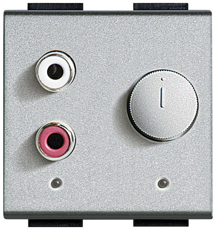 BTicino NT4560 Разъем RCA, 2 модуля