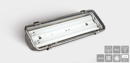 Белый Свет a9713 светильник комбинированный SUBMARINE IP65 BS-9741-2x36 T8