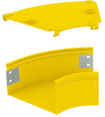 CABLOFIL CM345750 Угол пл. FB45 100/100 OFT жел.