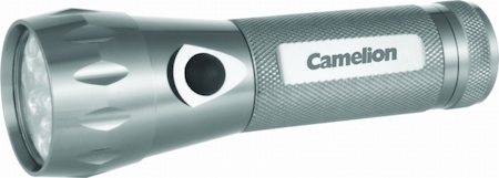 7566 Camelion LED5112-19 (фонарь, титан, 19 LED, 3XR03 в комплекте, алюм.,блистер)