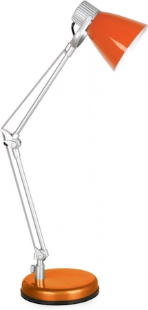 10493 Camelion KD-303 С11 оранжевый (Светильник настольный, 220V, 40W, E27)