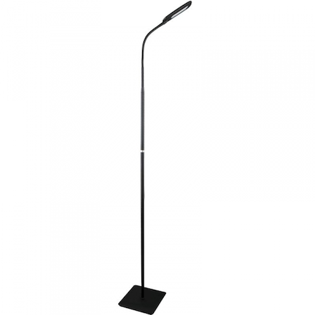 12519 Camelion KD-801  C02 чёрный  LED(Свет-к напольн.,торшер, 7 Вт, 230В,  4000К)