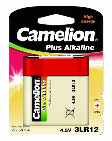 1656 Camelion  3LR12 Plus Alkaline BL-1 (3LR12-BP1, батарейка,4.5В)
