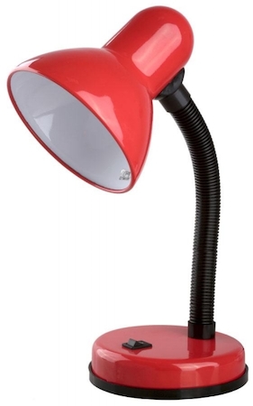 5755 Camelion KD-301 С04 красный (Светильник настольный,230V 60W)
