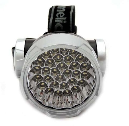 8140 Camelion LED5325-30Mx (фонарь налобн, металик 30 ультра ярк LED, 4 реж, 3XR6 в компл, пласт, блист)