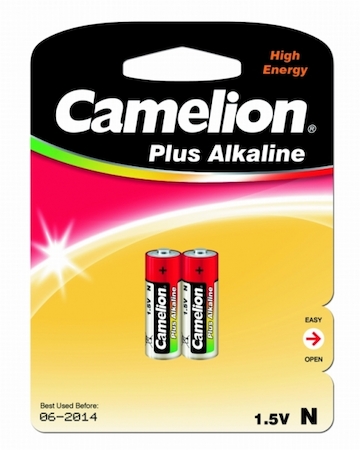 2605 Camelion LR 1 Alkaline BL-2 (LR1-BP2, батарейка,1.5В)