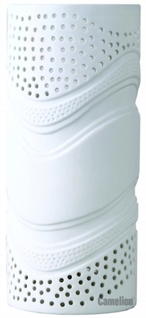 10678 Camelion KD-407 "Волны"(Светильник настольн. декоративн., керамика, 220V, 40W,E14)