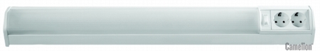 4645 Camelion WL-3021 15W (Светильник люмин.с выкл. + 2розетки 220В)